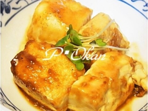大人の味♪豆腐のワサビ醤油ステーキ